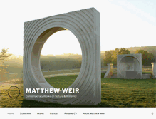 Tablet Screenshot of mweirworks.com
